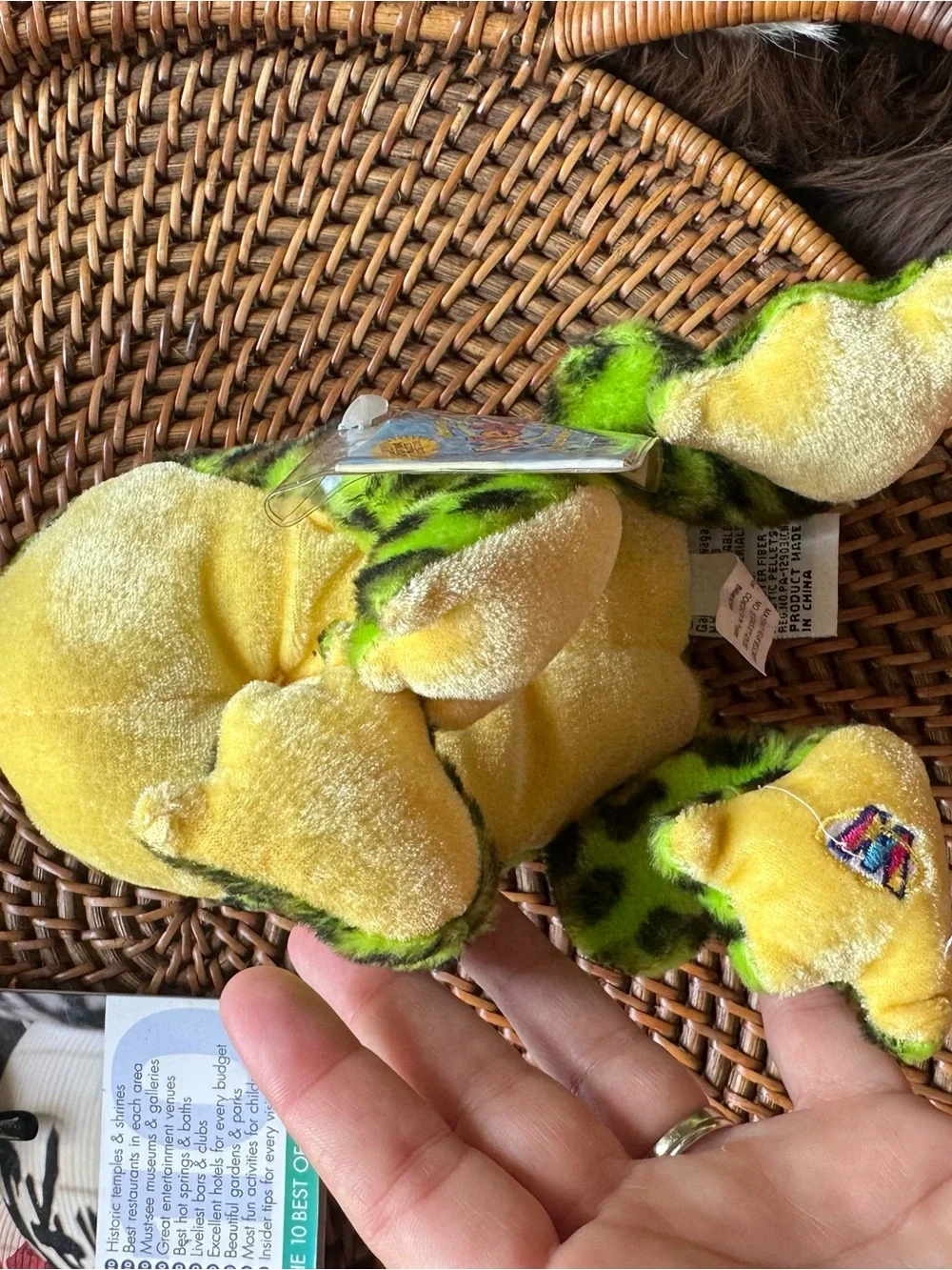 GANZ Webkinz Lil Kinz Bullfrog Plush Green Frog Stuffed Toy with Tags